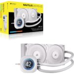 Corsair Nautilus 240 RS LCD 240mm All-in-One Liquid Cooler for LGA 1700/1851/AM4/AM5 - White