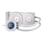 Corsair Nautilus 240 RS LCD 240mm All-in-One Liquid Cooler for LGA 1700/1851/AM4/AM5 - White