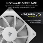 Corsair Nautilus 240 RS LCD 240mm All-in-One Liquid Cooler for LGA 1700/1851/AM4/AM5 - White