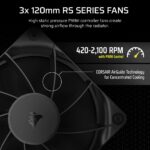 Corsair Nautilus 360 RS All-in-one Liquid Cooler for AM4/AM5/LGA1700, 3x RS120 Fans, Black