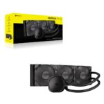 Corsair Nautilus 360 RS All-in-one Liquid Cooler for AM4/AM5/LGA1700, 3x RS120 Fans, Black