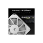 Corsair Nautilus 360 RS All-in-One Liquid Cooler for Intel & AMD, 3x 12cm Fans, White