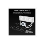Corsair Nautilus 360 RS All-in-One Liquid Cooler for Intel & AMD, 3x 12cm Fans, White