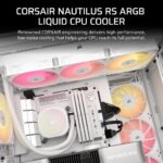 Corsair Nautilus 360 RS ARGB Liquid CPU Cooler - White (LGA 1700, AM4, AM5)