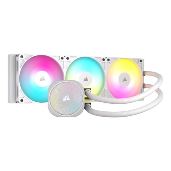 Corsair Nautilus 360 RS ARGB Liquid CPU Cooler - White (LGA 1700, AM4, AM5)