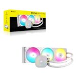 Corsair Nautilus 360 RS ARGB Liquid CPU Cooler - White (LGA 1700, AM4, AM5)