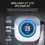 Corsair Nautilus RS White Display for Liquid Cooling System, 480x480 IPS LCD Screen