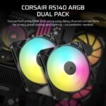 Corsair RS140 ARGB 14cm PC Fan - Black