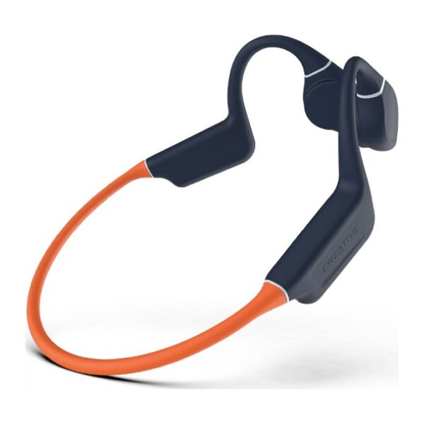 Creative Labs EF1081 Headset Wireless Bluetooth 5.3 Ear-hook with Built-in Microphone Black, Orange