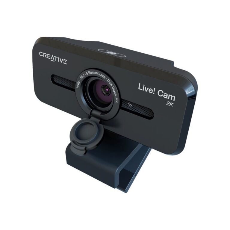Creative Labs Live! Cam Sync V3 Webcam 5MP 2K QHD 2560x1440 30fps USB 2.0 Black