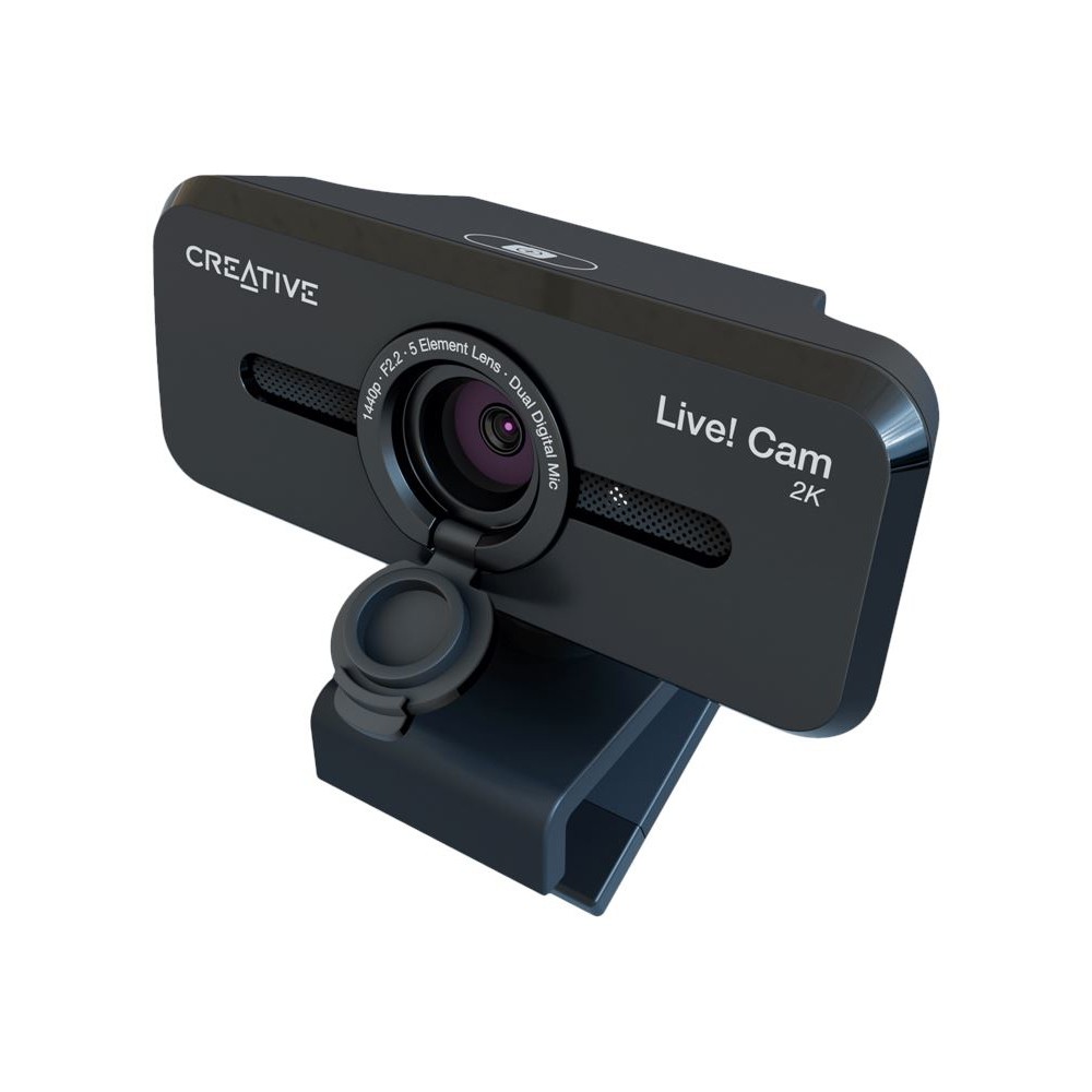 Creative Labs Live! Cam Sync V3 Webcam 5MP 2K QHD 2560x1440 30fps USB 2.0 Black