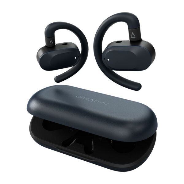 Creative Labs Outlier Go Wireless Bluetooth 5.4 Ear-hook Headset with Microphone Blue