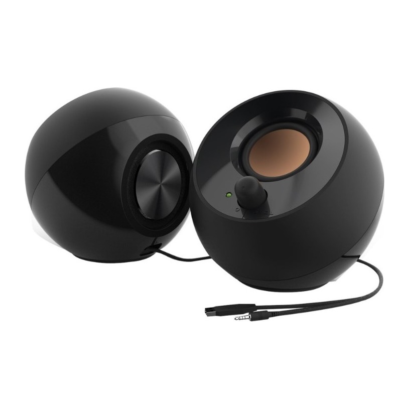 Creative Labs Pebble Black Wired 4.4W Speakers Creative Labs Pebble Black Wired 4.4W Speakers