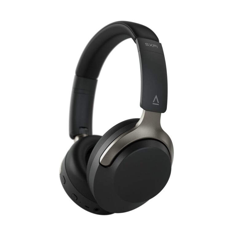 Creative Labs Zen Hybrid SXFI Wireless Headphones with Super X-Fi Spatial Holography, Black