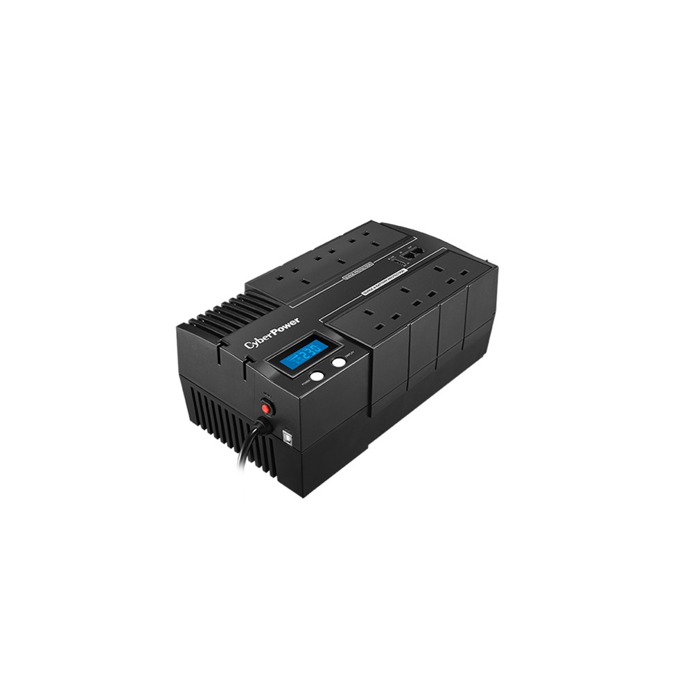 CyberPower BR700ELCD Line-Interactive UPS 700VA 420W 6 AC Outlets Black