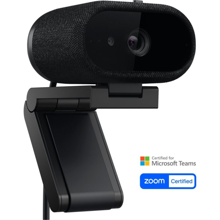 Dell WB726 4K Ultra HD Webcam, 3840 x 2160 Pixels, 60 fps, CMOS Sensor, Auto Focus, USB-C, Black