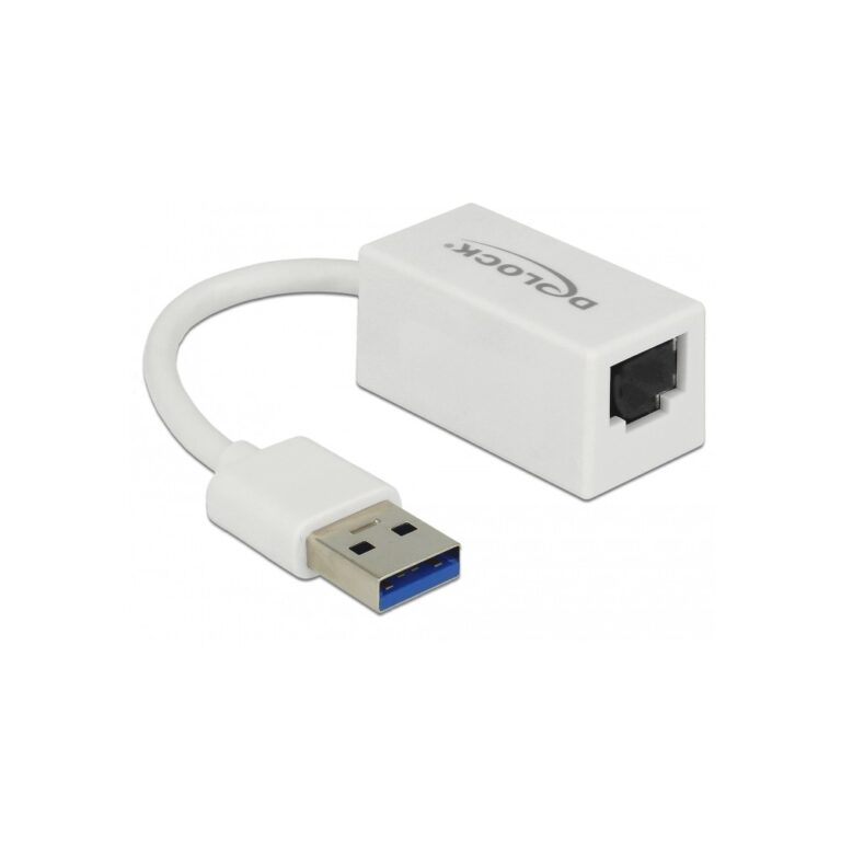 DeLOCK 65905 USB Type-A Laptop Dock Network Adapter White