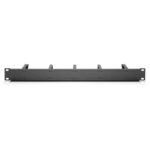 Digitus 1U 19" Rack Cable Management Panel with 5 Cable Routing Brackets, Black