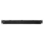 Digitus 1U 483mm (19") Blank Panel Cable Brush Strip for Network/Server Enclosures - Black
