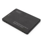 Digitus 2.5" SATA III SSD Enclosure for M.2 & mSATA SSDs, 6Gbps, Aluminium, Black
