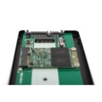 Digitus 2.5" SATA III SSD Enclosure for M.2 & mSATA SSDs, 6Gbps, Aluminium, Black