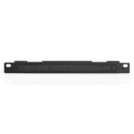 Digitus 254mm (10") 0.5U Cable Management Panel, Steel, Black