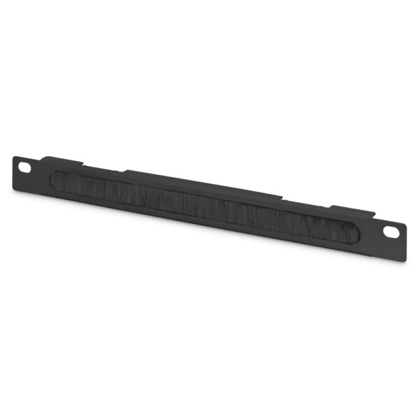 Digitus 254mm (10") 0.5U Cable Management Panel, Steel, Black