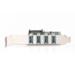 Digitus 4-Port USB 3.0 PCI Express Add-on Card, 5000 Mbit/s, VL805 Chipset, Plug & Play