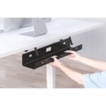 Digitus Cable Management Duct Cable Eater 600mm Black Steel Under-Desk Tray