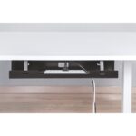 Digitus Cable Management Duct Cable Eater 600mm Black Steel Under-Desk Tray