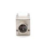 Digitus CAT 6A Keystone Module, Shielded, Tool-Free, Gold, PoE, 500MHz, Silver - 48 Pack