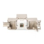 Digitus CAT 6A Keystone Module, Shielded, Tool-Free, Gold, PoE, 500MHz, Silver - 48 Pack