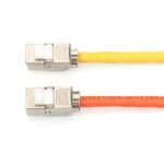 Digitus CAT 6A Keystone Module, Shielded, Tool-Free, PoE, Silver