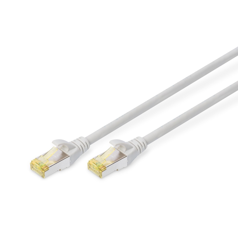 Digitus CAT 6A S/FTP Patch Cable, 20m, LSZH, Copper, 500 MHz, RJ-45 Male to RJ-45 Male, Grey Digitus CAT 6A S/FTP Patch Cable, 20m, LSZH, Copper, 500 MHz, RJ-45 Male to RJ-45 Male, Grey