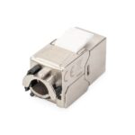 Digitus CAT 6A Shielded Keystone Module Set 24pc, RJ-45 to LSA, Tool-Free, Silver
