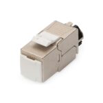 Digitus CAT 6A Shielded Keystone Module Set 24pc, RJ-45 to LSA, Tool-Free, Silver