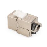 Digitus CAT 6A Shielded Keystone Module Set 24pc, RJ-45 to LSA, Tool-Free, Silver