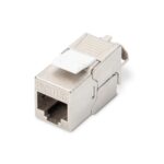 Digitus CAT 6A Shielded Keystone Module, Tool-Free, PoE+, LSA, GHMT Certified, DN-93615