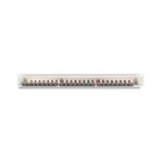 Digitus CAT 6A Shielded Patch Panel 24 Port Gigabit Ethernet Rack Mount 1U Grey