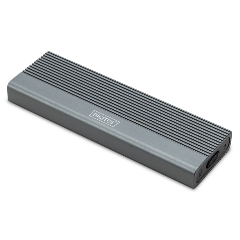 Digitus DA-71154 M.2 SATA SSD Enclosure USB 3.2 Gen 2 8TB Black Aluminium