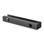 Digitus DA-90448 Desk Cable Management Channel - Steel, Black, 600mm Wide, Under-Desk Mount