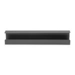 Digitus DA-90448 Desk Cable Management Channel - Steel, Black, 600mm Wide, Under-Desk Mount