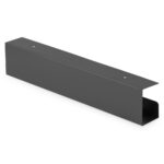 Digitus DA-90448 Desk Cable Management Channel - Steel, Black, 600mm Wide, Under-Desk Mount