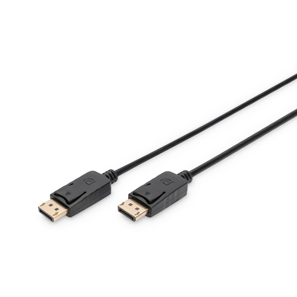 Digitus DisplayPort Connection Cable 2m, Male to Male, 4K 4096 x 2160, Black Digitus DisplayPort Connection Cable 2m, Male to Male, 4K 4096 x 2160, Black