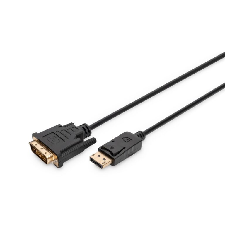Digitus DisplayPort to DVI-D Adapter Cable 2m Black Male/Male 1920x1080 1.1a