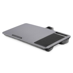 Digitus Notebook Desk/Workstation, Laptop Stand, 17" Max, Mouse Pad, Smartphone Stand, Grey