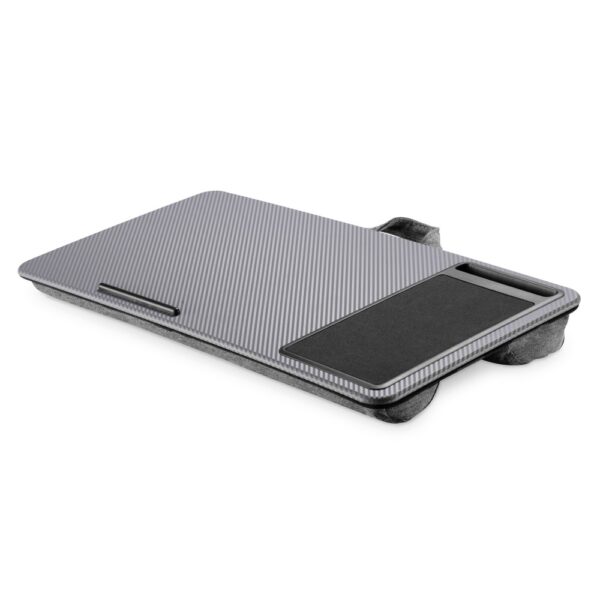 Digitus Notebook Desk/Workstation, Laptop Stand, 17" Max, Mouse Pad, Smartphone Stand, Grey