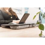 Digitus Notebook Desk/Workstation, Laptop Stand, 17" Max, Mouse Pad, Smartphone Stand, Grey