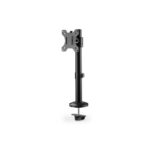 Digitus Single Monitor Desk Mount, 15-32", VESA 75x75/100x100, 8kg Max Weight, Black