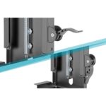 Digitus Universal PC Mount, Under-Desk, 360° Swivel, Tool-Free Adjustable Height/Width, 10kg Max Load, Black